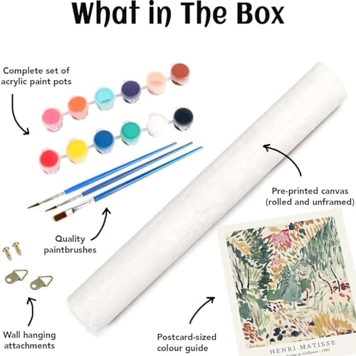 3 Pack Flowers Paint by Numbers Kit for Adults Beginner (Without Frame) - color: YH03841