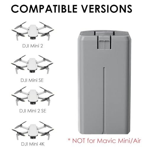 Mini 4K Battery, 2400mAh 7.7V Intelligent Flight Replcement Battery, Compatible with DJI Mini 4K/2/SE/2 SE - size: 1 Pack