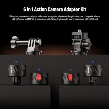 NEEWER Magnetic Action Camera Mount Kit, GP-24 - style: GP-24