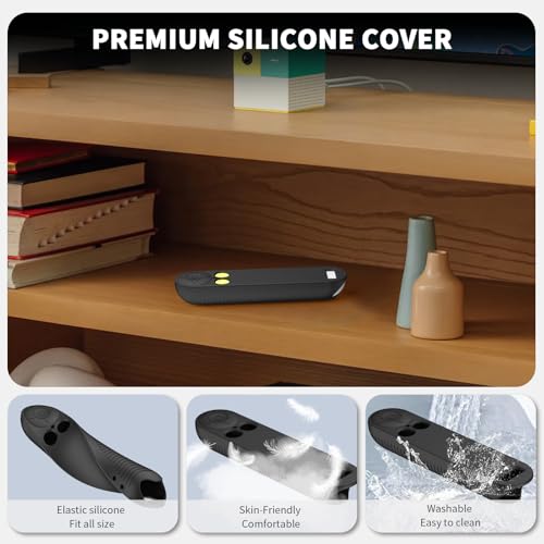 Silicone Remote Cover for Nex Playground Remote with Lanyard (Black) - color: Black