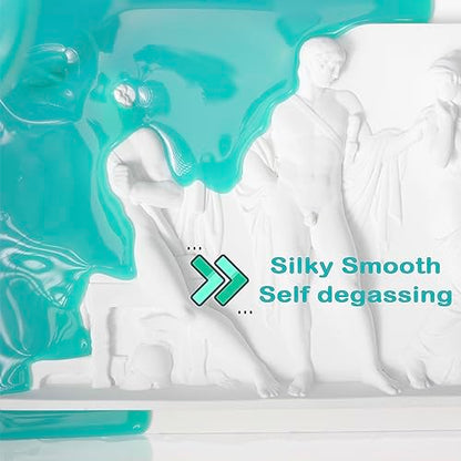BBDINO Super Elastic Liquid Silicone Mold Making Kit 8A Jade Green 4.4 Lbs - color: 70.6 Oz Jade Green