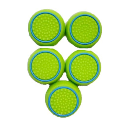 10 PCS Controller Thumbstick Caps Cover Replacement Silicone Touch Controller Rocker Cover for PS3 / PS4 / PS5 (5PCS Green with Red+ 5PCS Green with Blue