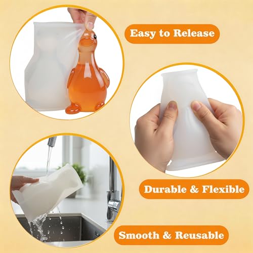 Duck Epoxy Resin Molds, 3D Silicone Duck Molds for Resin Casting - color: Duck Resin Mold