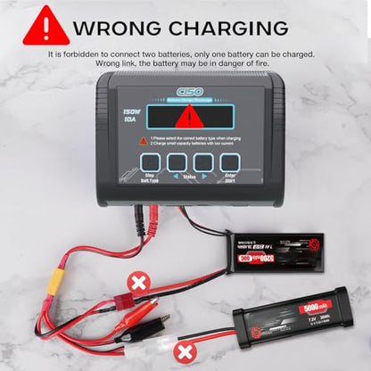 LiPo Battery Charger, 150W 10A Balance Fast Charger for RC Car Drone