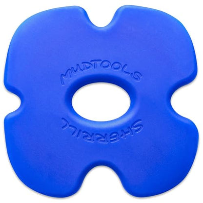 Mudtools Edgy Rib, Blue Firm - Polymer Pottery Tool for Rims - color: Blue - Firm