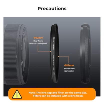 K&F CONCEPT 58mm ND64 ND Lens Filter (6-Stop Fixed Neutral Density Filter) - size: 58mm