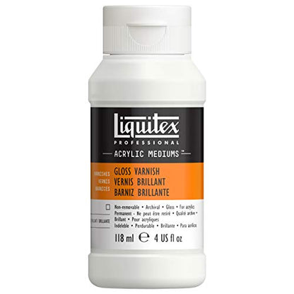 Liquitex Professional Gloss Varnish, 118ml (4-ozl - color: Gloss, style: 4-oz