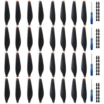 32Pc Propellers Repair Tool Kit Ideal for DJI Mini 3, Replacement Low-Noise and Quick-Release Drone Blades Props Wings Accessories, Includes Screwdrivers and Screws