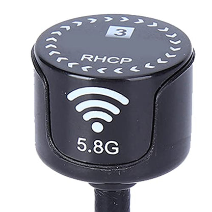 5.8Ghz 3dBi RHCP FPV Antenna for Long Range Quadcopter Drone Racing (RP-SMA Inner Hole)