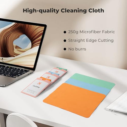 K&F CONCEPT Microfiber Lens Cleaning Cloth X6,Glasses Cleaning,High Density