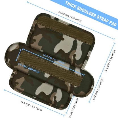 ZINMARK Professional Tactical Vest Shoulder Pad,Backpack Pad,Camouflage（I） - color: Camouflage-green