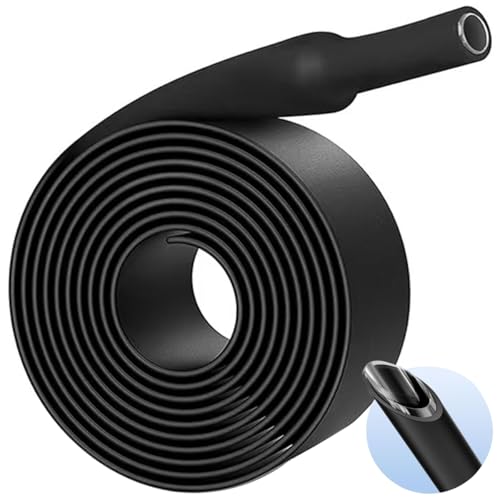 TKDMR 13 Ft 1-1/4" Heat Shrink Tubing - 3:1 Ratio Marine Grade Heat Shrink,Wire Cable Adhesive Lined Tube Insulation Seal Against Moisture Corrosion and Air Leakage.Black - size: 30mm (1-1/4") - 13Ft