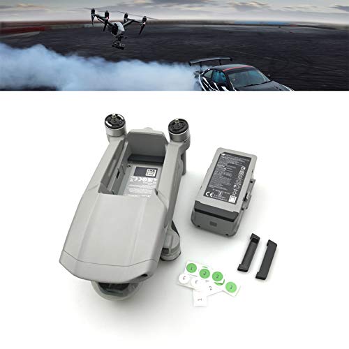 Drone Battery Charge Port Dust Proof Protection Cover Cap with Stickers Compatible with DJI Mavic Air 2