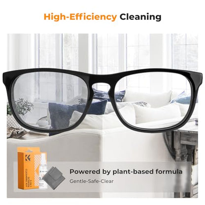 K&F CONCEPT Eyeglass Lens Cleaner Spray Kit for Laptop,Screen and Camera