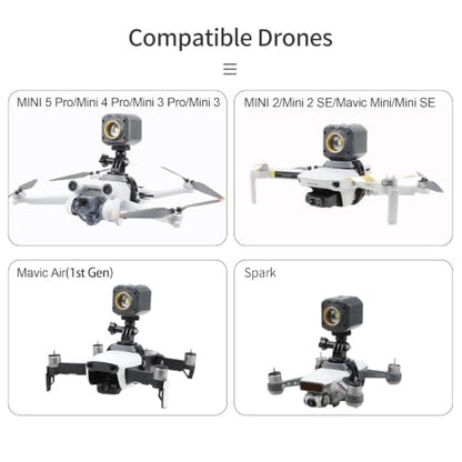 Hanatora Drone Night Lights for DJI Mini 4K,2,5,4,3 Pro,SE,Mavic Air,Spark