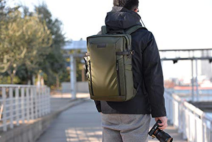 VANGUARD VEO SELECT41 GR Backpack/Shoulder Bag for DSLR, Mirrorless/CSC Camera or Drone, Green - style: Veoselect41gr Backpack, Green
