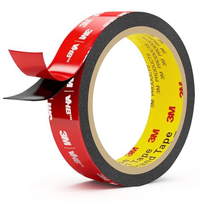 3M Double Sided Tape Heavy Duty 1in x 10ft, Removable Mounting Tape - size: 1in x 10ft
