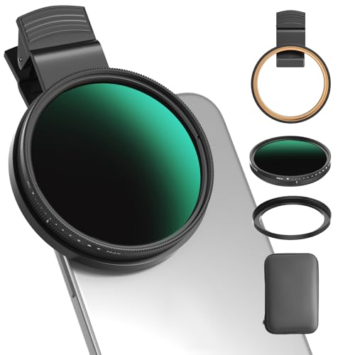 67mm Variable ND2-400 Filter for Phone/DSLR, HD Neutral Density Filter
