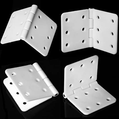 24PCS 16x29 mm Pinned Nylon Hinges RC Airplane Plane Parts Replacement Aircraft Fixed Wing Model