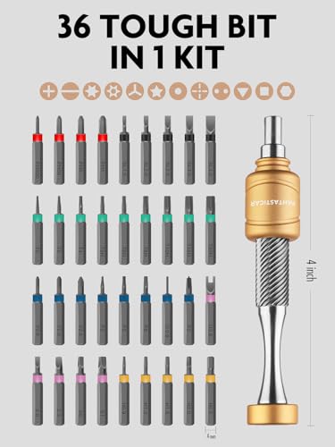 FantastiCAR 37-IN-1 Precision Screwdriver Kit, Magnetic Torx Bit Set