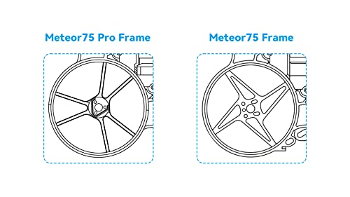 BETAFPV 2pcs Meteor75 Pro Brushless Whoop Frame Kit-Black&Blue