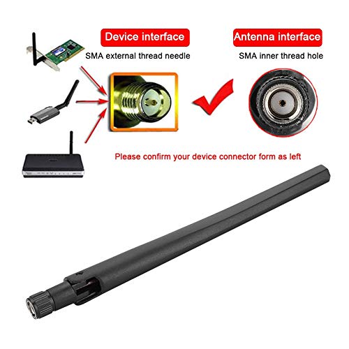 3PCS Router Original Antenna SMA Omnidirectional Antenna 2.4G,5G Dual Band Network Card External Antenna for RT AC68u