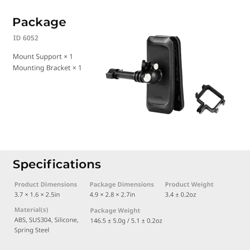 SMALLRIG Magnetic Backpack Strap Clip Mount w Cage for DJI Pocket 4P 4 3 - style: Clip Mount (for Pocket 4/3)