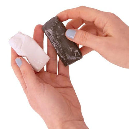 Hartem - Grey Stuff - Two-Part Epoxy Modeling Putty for Plastic Models, Sculpting & Filler Putty for Model Building and Repairs, 20 + 20 G, Durable Finish