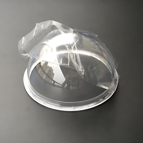 4 Inch Polycarbonate Clear CCTV Security Camera Dome Cover Round Camera Lens Transparent Plastic Cap, Decoration Display Cover, Replacement Dome Cover Outer Diameter 100mm