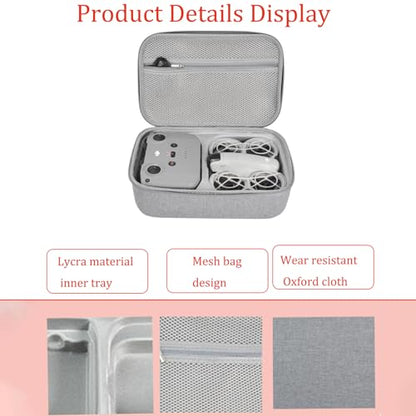 durable hard dji neo case, shockproof dji neo drone case for DJI drone combo, RC-N3 remote controller, batteries and other accessories