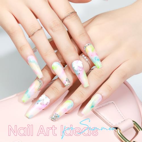Alcohol Ink for Nails, 12 Colors Marble ink for nails - color: 731-Marble Nail Ink