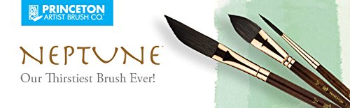 Princeton Neptune Round Brush, Synthetic, Short Handle, Size 4, 1 Count
