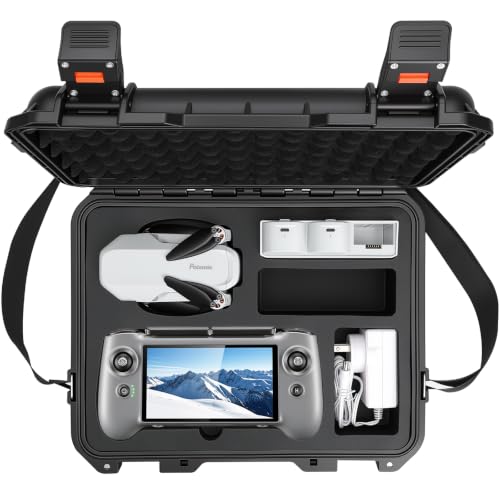 FPVtosky Hard Case for Potensic Atom 2 and PTD 1 RC (compatible with PTD 1 RC only), waterproof Bag for the remote control, batteries, charger, and accessories (case only)