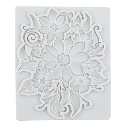 Baroque Flower Polymer Clay Molds Daisy Flower Silicone Mold - color: Style A