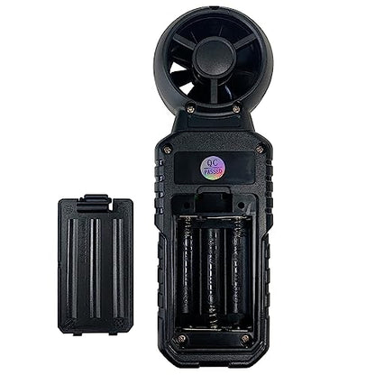 3 in 1 Handheld Anemometer Wind Speed Meter Gauge Speedometer Wind Level Tester Air Flow Meter Temperature Measuring Device Outdoor for Sailing Surfing Flying Shooting