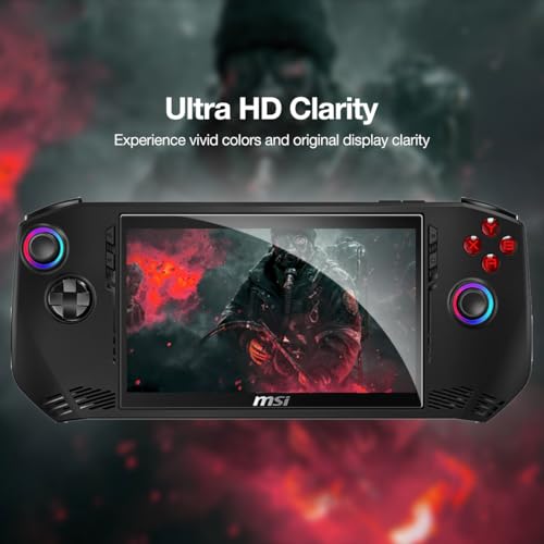 magglass Screen Protector for MSI Claw A1M, UHD Tempered Glass Display Guard (Handheld Gaming Console) (HD) - color: HD