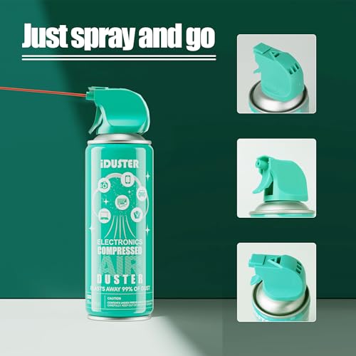 Keyboard Cleaner Air Spray for Computers - 10oz Canned Air for Computers, Dust Spray for Cleaning, 1Pack