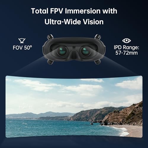 CADDXFPV Walksnail Avatar HD FPV Goggles X with Analog Extension Board