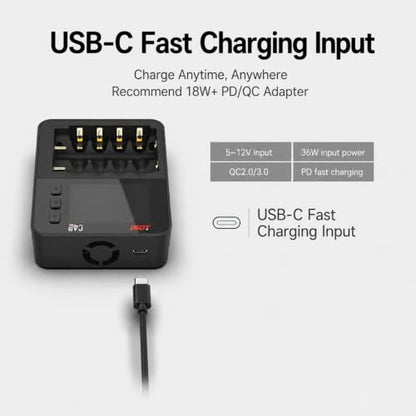 ISDT C4 EVO Smart Universal Fast Battery Charger Analyzer