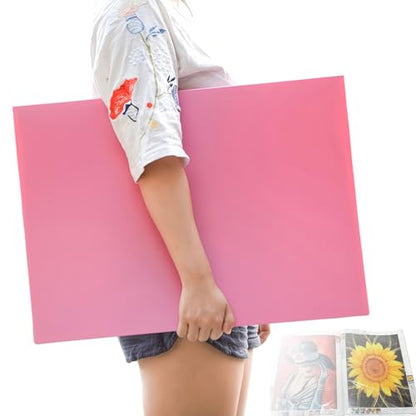 Diamond Art Portfolio Book 22"×16" (55cm×40cm), 30sleeves, A2, Red - color: Red