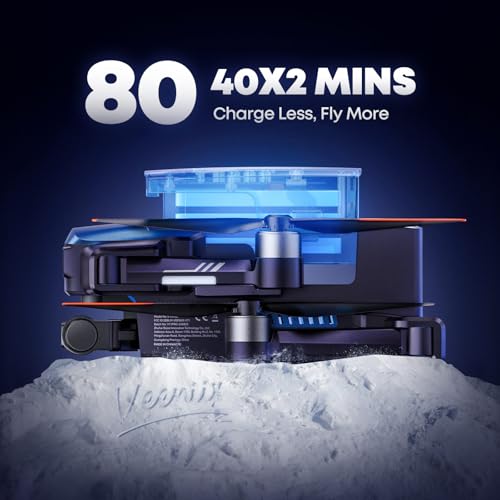 Veeniix V11PRO Drone for Adults 3-Axis Gimbal Quadcopter 8K Camera - color: BLUE