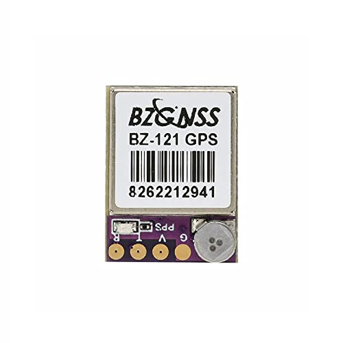 BZGNSS BZ-121 FPV GPS Module - Dual Protocol M10 Drone GPS for RC FPV Drone Racing Fixed-Wing Long-Range Flight Compatible with F405 F722 Flight Controller by Speedybee