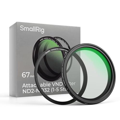 SmallRig 67mm Magnetic VND Phone Filter, ND2-ND32, with Filter Ring - style: VND ND2-ND32 (1-5 Stops)+Threaded Ring