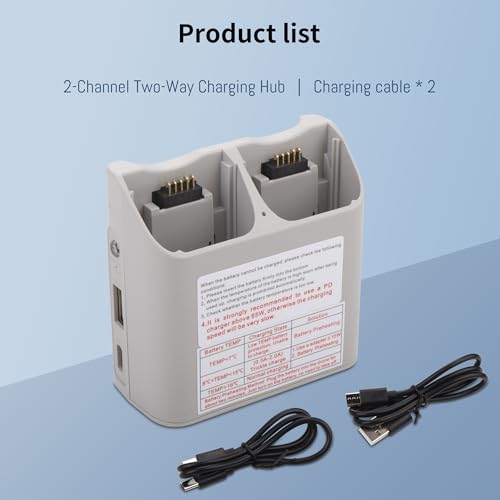 Two-Way Charger with 45W Storage Charger Compatible for DJI Neo Battery