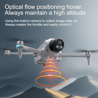 YL059 GPS Drone with 4K Camera for Adult EIS, 5G Drone with 4.3" HD Screen - color: Grey