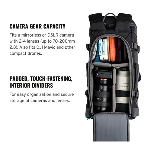 Tenba Solstice 12L Backpack, Black (636-411) - color: Black, size: 12L