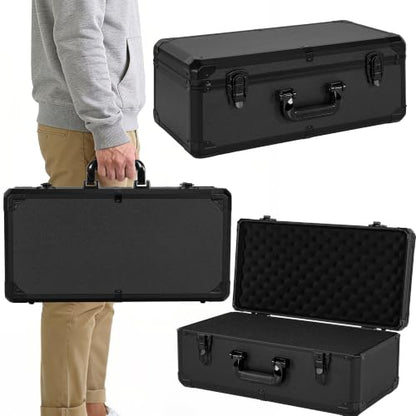 20 Inch Carrying Case with Customizable Pre-Diced Foam - size: 20.4x10.2x7.9 Inch