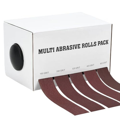 Emery Cloth Roll, 5 Rolls 8 Meters Abrasive Sandpaper - size: 5Rolls 26FT