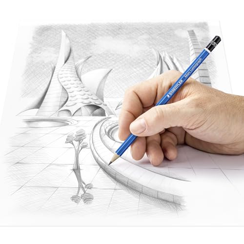 STAEDTLER Mars Lumograph 5B Graphite Art Drawing Pencil, 6 Pencils - style: 5B
