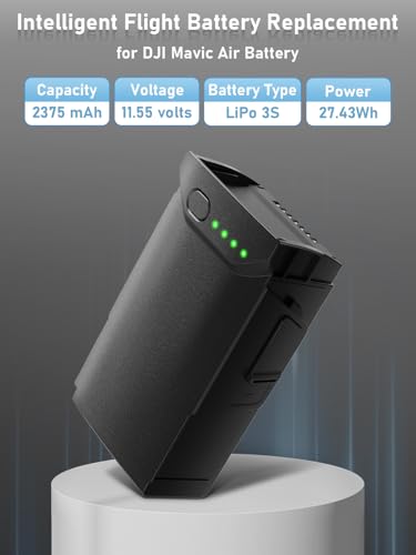 Homesuit Mavic Air Replacement Battery 11.55V 2375mAh 21min for DJI Drone